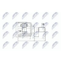 NTY NPW-KA-314 Gelenksatz, Antriebswelle