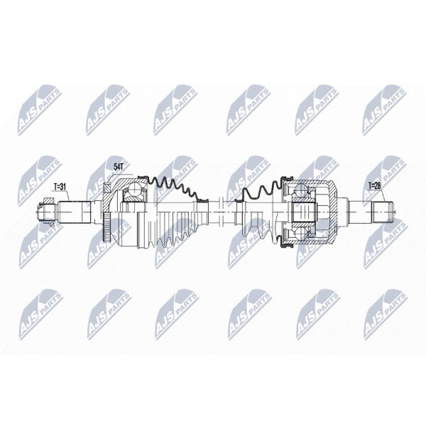 NTY NPW-KA-378 Antriebswelle