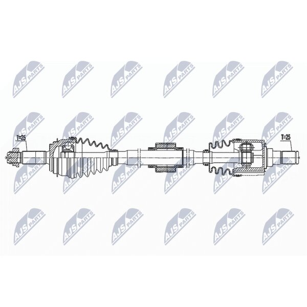 NTY NPW-KA-396 Antriebswelle