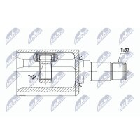 NTY NPW-ME-089 Gelenksatz, Antriebswelle