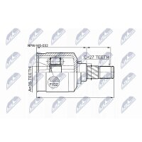 NTY NPW-MS-032 Gelenksatz, Antriebswelle