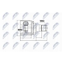 NTY NPW-MS-037 Gelenksatz, Antriebswelle