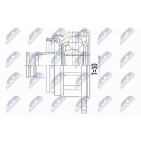 NTY NPW-MS-056 Gelenksatz, Antriebswelle