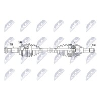 NTY NPW-MZ-127 Antriebswelle