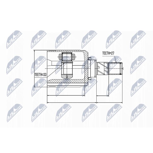 NTY NPW-NS-032 Gelenksatz, Antriebswelle