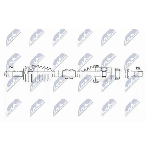NTY NPW-NS-074 Antriebswelle