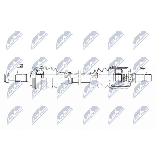 NTY NPW-PE-077 Antriebswelle
