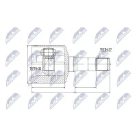 NTY NPW-PL-024 Gelenksatz, Antriebswelle