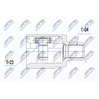 NTY NPW-PL-030 Gelenksatz, Antriebswelle