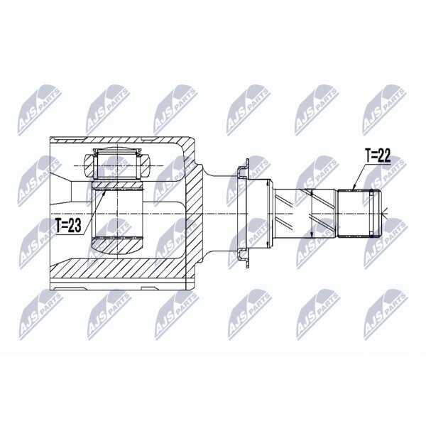 NTY NPW-PL-045 Gelenksatz, Antriebswelle