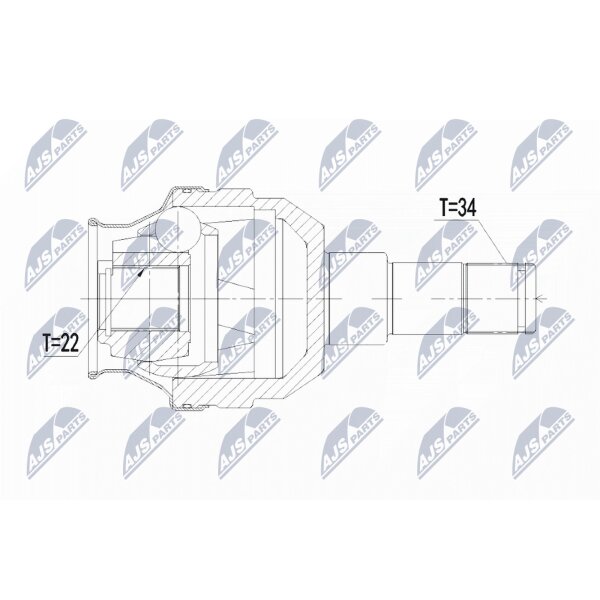 NTY NPW-PL-052 Gelenksatz, Antriebswelle