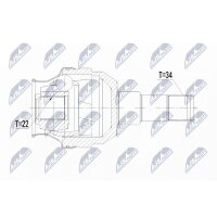 NTY NPW-PL-052 Gelenksatz, Antriebswelle