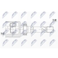NTY NPW-PL-060 Gelenksatz, Antriebswelle
