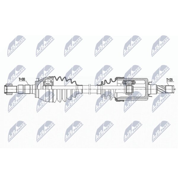 NTY NPW-PL-117 Antriebswelle