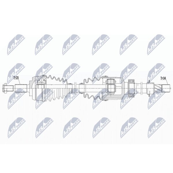 NTY NPW-RE-183 Antriebswelle