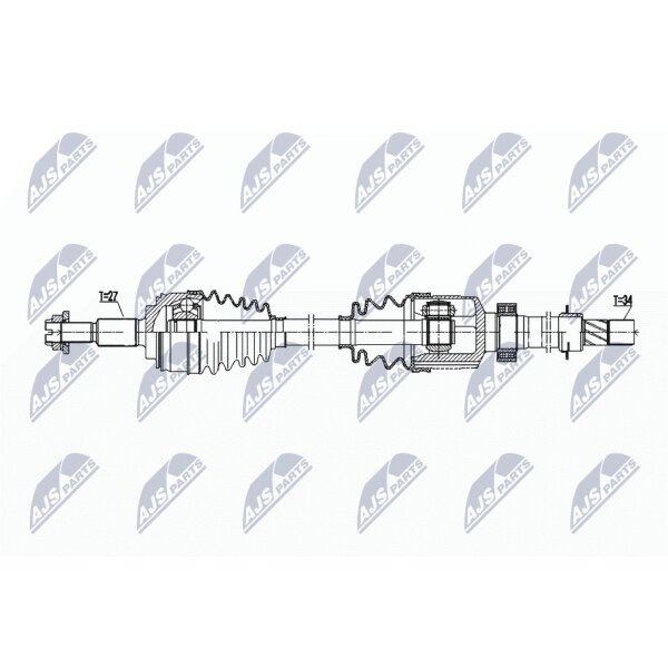 NTY NPW-RE-203 Antriebswelle