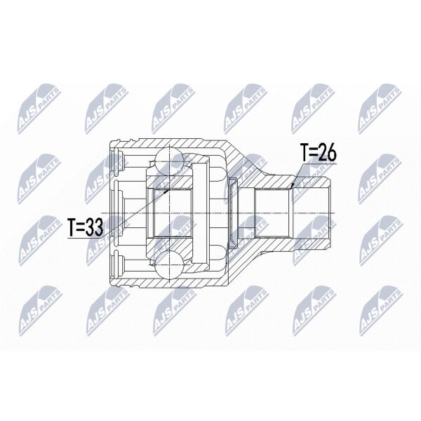 NTY NPW-SU-016 Gelenksatz, Antriebswelle