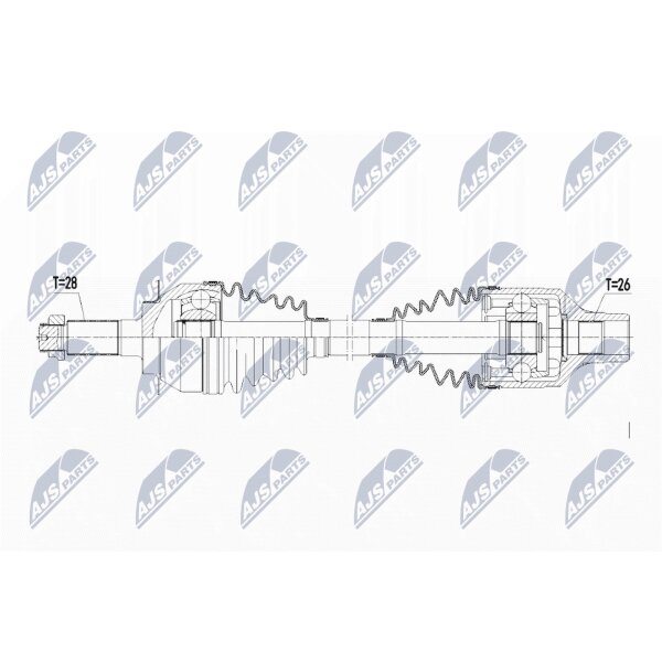 NTY NPW-SU-017 Antriebswelle