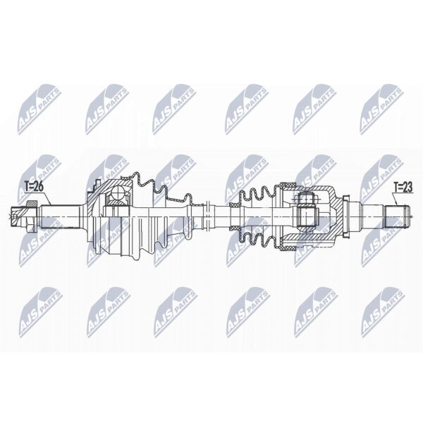 NTY NPW-TY-165 Antriebswelle