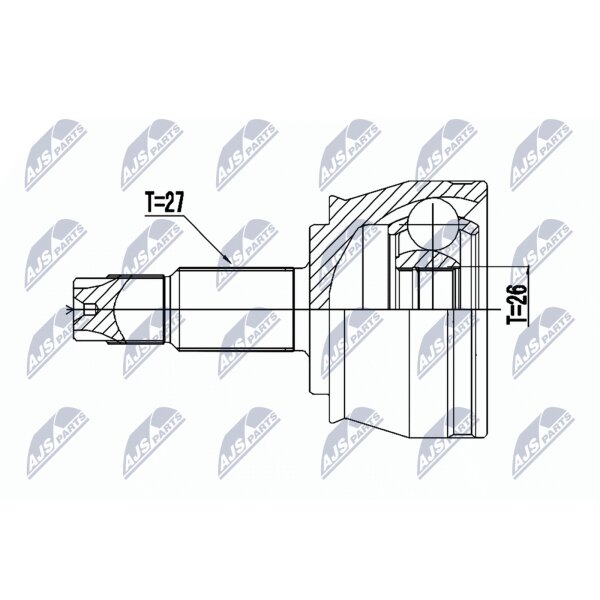 NTY NPZ-CH-030 Gelenksatz, Antriebswelle