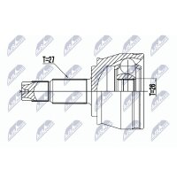 NTY NPZ-CH-030 Gelenksatz, Antriebswelle