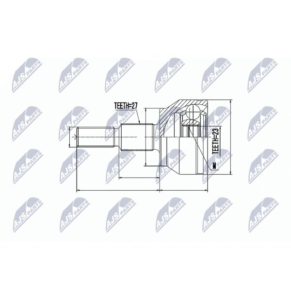NTY NPZ-FR-049 Gelenksatz, Antriebswelle