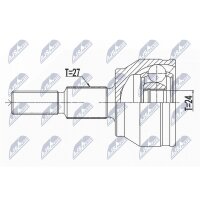 NTY NPZ-FR-057 Gelenksatz, Antriebswelle