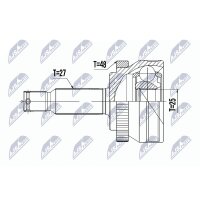 NTY NPZ-HY-517 Gelenksatz, Antriebswelle