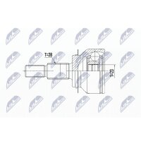 NTY NPZ-MZ-061 Gelenksatz, Antriebswelle
