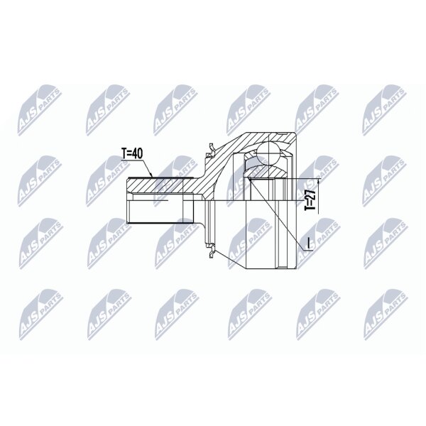 NTY NPZ-VV-023 Gelenksatz, Antriebswelle