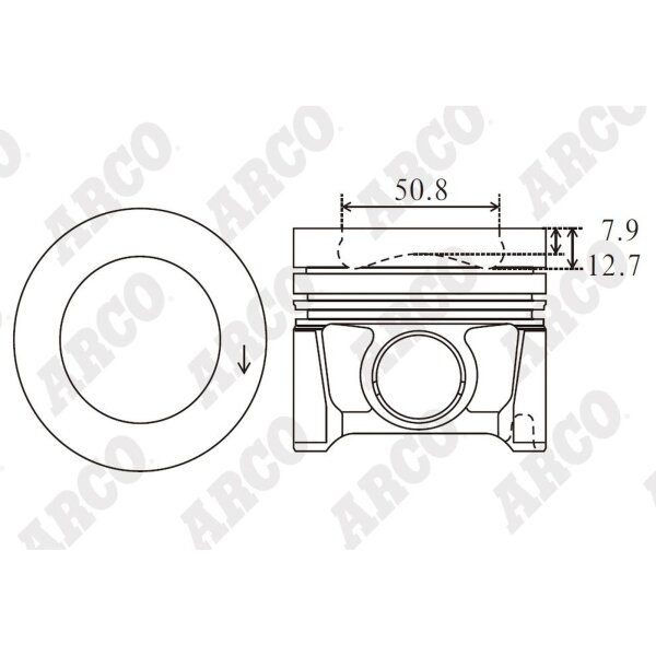ARCO PKAD408108DB 0.00 Kolben