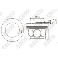 ARCO PKAD408108DB 0.00 Kolben