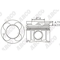 ARCO PKBM10840DDB 0.00 Kolben