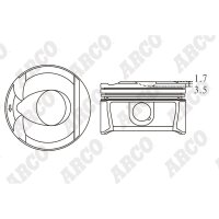 ARCO PKBM407703G 0.00 Kolben