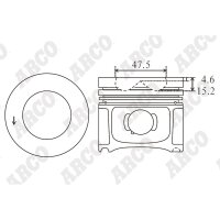 ARCO PKBM408402DB 0.00 Kolben