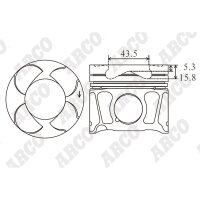 ARCO PKFI408303DB 0.00 Kolben