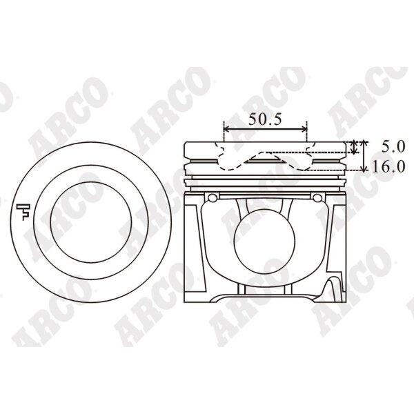 ARCO PKFI409581DB 0.00 Kolben