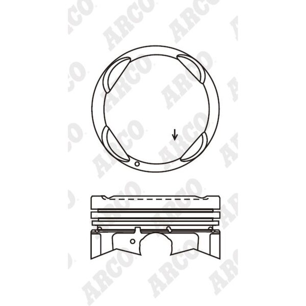 ARCO PKHD407202G 0.00 Kolben