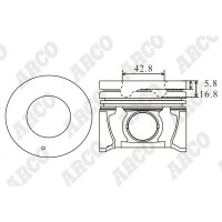 ARCO PKHD408302DB 0.00 Kolben
