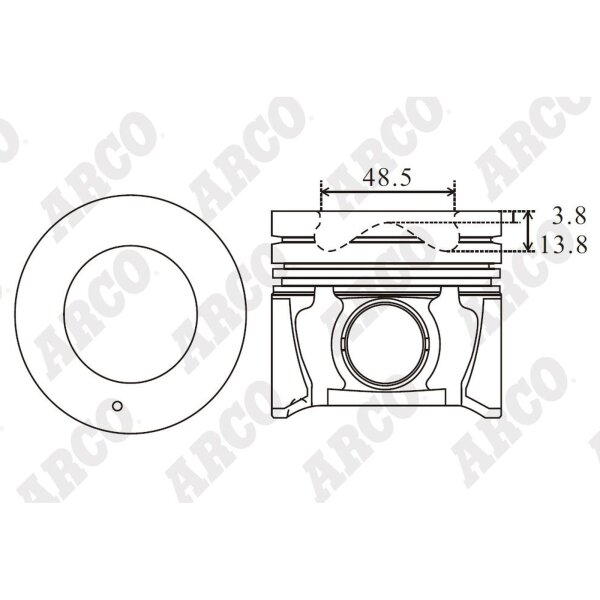 ARCO PKHD408304DB 0.00 Kolben