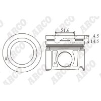 ARCO PKHD408543DB 0.00 Kolben