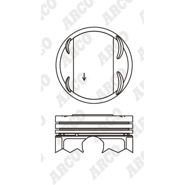 ARCO PKHD408601G 0.00 Kolben