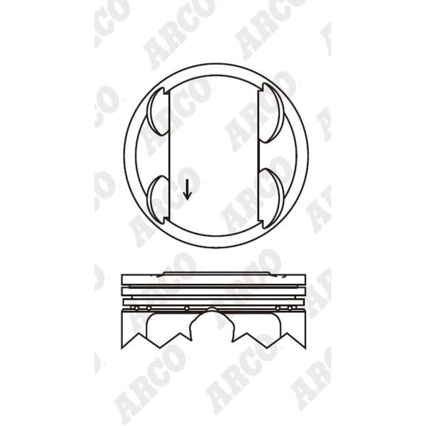 ARCO PKHD408602G 0.00 Kolben