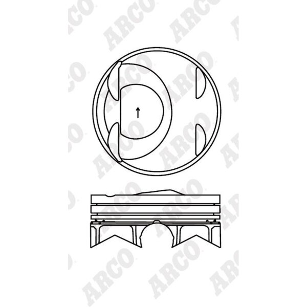 ARCO PKHD408604GA 0.00 Kolben