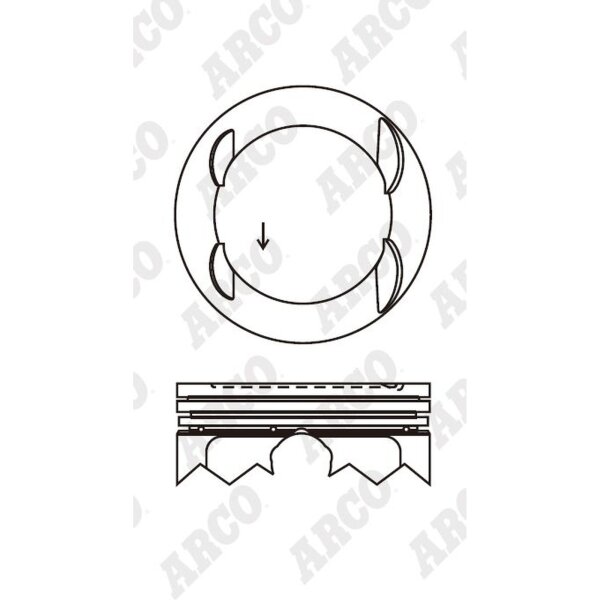 ARCO PKHD408801G 0.00 Kolben