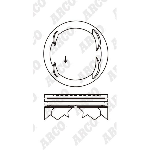 ARCO PKHD408802G 0.00 Kolben