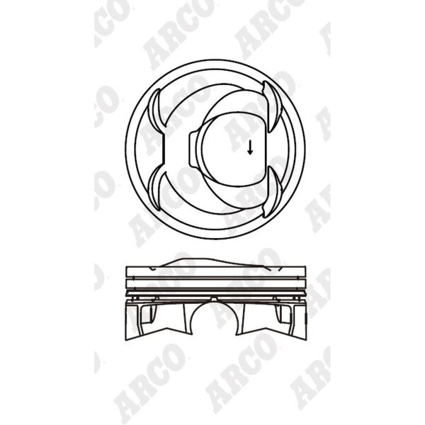 ARCO PKHD408803G 0.00 Kolben