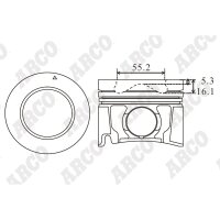 ARCO PKIS409548DB 0.00 Kolben