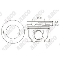ARCO PKLR408302DB 0.00 Kolben