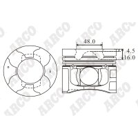 ARCO PKMI40911EDB 0.00 Kolben